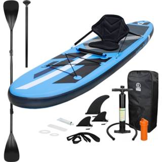 👉 Kayak blauw Stand Up Paddle Surf-board 305 X 78 15 Cm Seat Blue 4251417290249