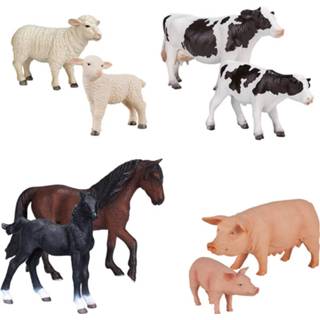 👉 Mojo Edu Farm Speelgoed Boerderijdieren Families - 8 Stuks 5031923876774