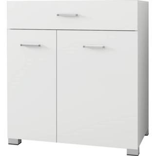 Linnenkast wit MDF 75x78,5x45 Cm Spaanplaat Ml-design 4064649049796