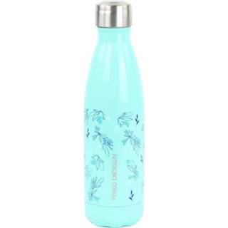 👉 Thermosfles blauw Yoko Design 500 Ml Met Blue Primavera-patroon 3411800018503