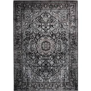 👉 Tapijt zwart viscose polyester rubber Nancy's Aguadilla - Klassiek Viscose, Polyester, 160 Cm X 230 6019926355310