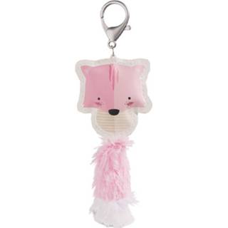 👉 Sleutelhanger roze kunstleer Nici Kat Junior 12 Cm 4012390455816
