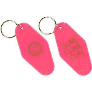 👉 Sleutelhanger roze Fisura Sure I Like Fun 8435436705045