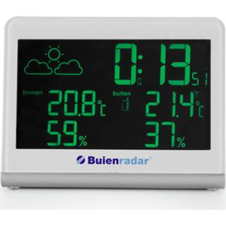 👉 Buienradar grijs Weerstation Met Draadloze Buitensensor Br-600 8712412575688