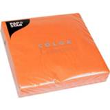 👉 Servet oranje 50x Unikleur Servetten 40 X Cm - Feestservetten 8720147833904