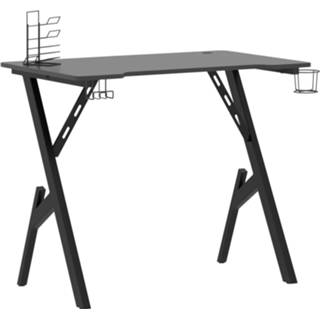 👉 Zwart Vidaxl Gamingbureau Met Y-vormige Poten 90x60x75 Cm 8720286566671