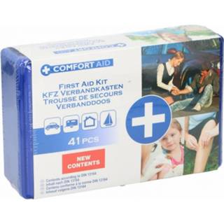 👉 Verband Comfort Aid - Premium Ehbo Set Verbanddoos 41 Delig Verbandoos Auto Doos 7434003674648