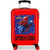 👉 Kinderkoffer rood kinderen Marvel Spirderman 55 Cm Abs 4 W Red Hardside 8435578313382