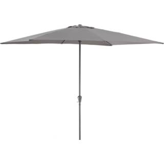 👉 Parasol grijs aluminium Acaza Rechthoekige Stokparasol In - 200 X 300 Cm 5400943014464