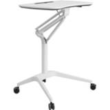 👉 Bureau wit Nancy's Erie - In Hoogte Verstelbaar Laptoptafel Op Wieltjes 6019916816814