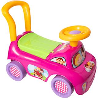 Roze Dede-loopwagen-loopauto-1+ Jaar-leren Lopen-non Toxic-licht-roze 8693830031034
