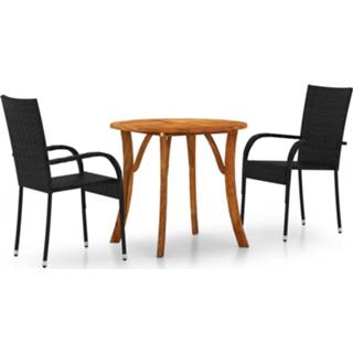 Tuinset zwart active 3-delige 8720286408650