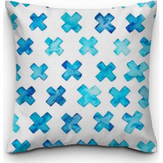 👉 Tuinkussen blauwe Kruisjes - B 60 X L Cm 7445933324336