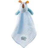 👉 Knuffeldoek blauw katoen mannen Nici Knuffeldoekje Manuffi Neushoorn 38 X Cm 4012390465761