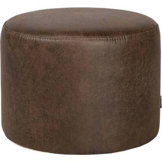 👉 Poef bruin Bronx71 Eco-leren Kyla 8720574929201