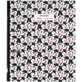 👉 Ringbandmap zwart wit rood Disney Mickey Mouse 2-rings A4 Zwart/wit/rood 8435497223762