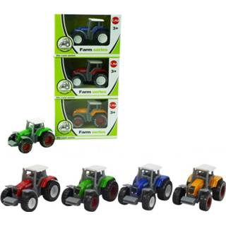 👉 Tractors 1:64 Assorti Kleuren 8cm 8716421409811