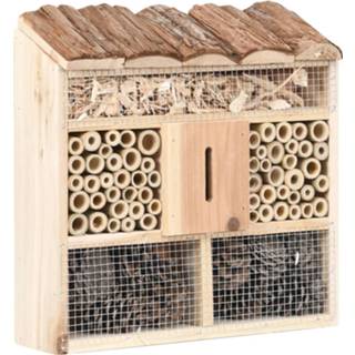 👉 Insectenhotel vurenhout Vidaxl 30x10x30 Cm 8719883979298