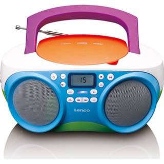 👉 Draagbare radio Fm - Cd/usb-speler Lenco Scd-41 Multi Kleuren 8711902040569