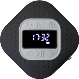 👉 Zwart Lenco BAR-013 Badradio FM Bluetooth, Spatwaterbestendig, Herlaadbaar 8711902043669