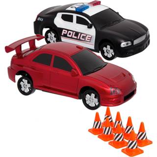 👉 Race auto Sharper Image Rc Raceset Politie En - 2 Spelers Met 4894088040791