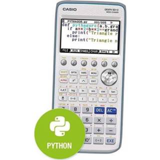 👉 Grafische rekenmachine Casio Graph90 + E Onderzoeksmodus - Python-menu 4549526611728