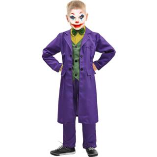👉 Verkleedpak paars polyester Color-Paars Ciao s.r.l Joker maat 8-10 jaar 8026196117027