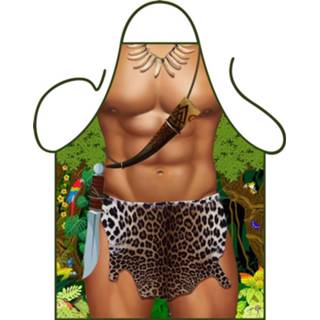 👉 Schort polyester Partychimp Tarzan 80 X 56 Cm One-size 8719128624099