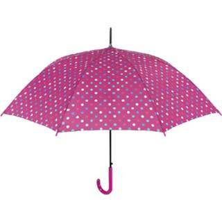 👉 Paraplu magenta vrouwen Perletti Confetti Dames 104 Cm Microfiber Fuchsia 8719817666850