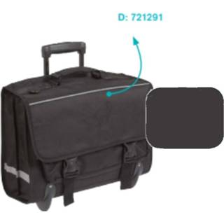 👉 Trolley zwart middel meerkleurig Overige merken Kangourou boekentas met dubbele trekstang - schooltas black 44cm 5400141082241