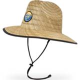 👉 Hoed l uniseks beige wit Sunday Afternoons - Kid's Sun Guardian maat L, beige/wit 818865029421