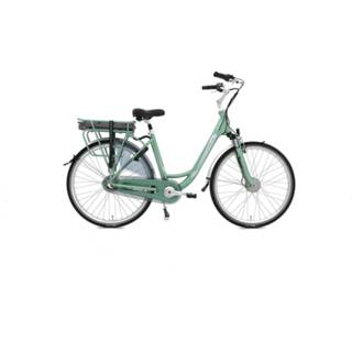 👉 Elektrische fiets donkergroen groen active vrouwen Vogue Basic dames Green 47cm N3 468 Watt 8717853994074