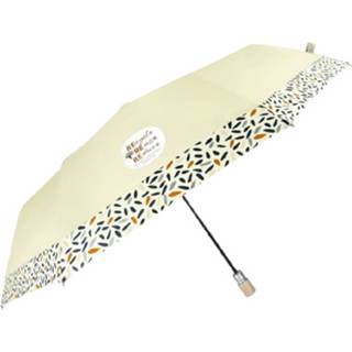 👉 Paraplu donkergroen polyester Perletti Green-collectie 96 Cm Crème 8719817738526