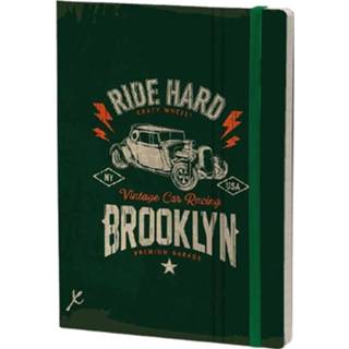 👉 Notitieboek groen karton papier Stifflexible Ride Hard 21 X 15 Cm Karton/papier 8022697009144