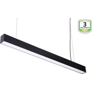 👉 Hangarmatuur zwart wit One Size Groenovatie LED Linear Kantoorverlichting, 30W, 120cm, Mat Zwart, Warm 7432022232252