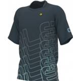 Fiets shirt zwart mannen 4XL Alé - Visual Jersey Fietsshirt maat 4XL, 8055528414602