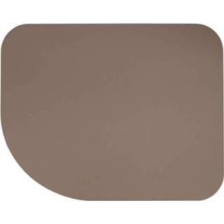 👉 Placemat leer Asa Selection Neo Chocolade 46 X 36.5 Cm 4024433007456
