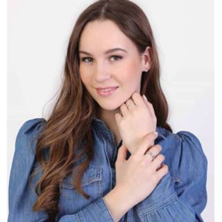 👉 Zirkonia zilveren zilver Color-Zilver ring 8719802080265