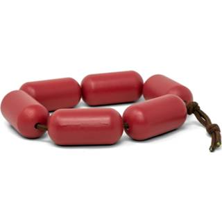 👉 Mamamemo Cocktail Worstjes 24 Cm Hout Rood
