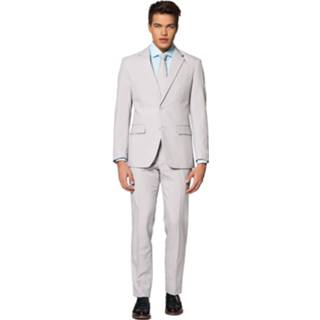 👉 Verkleedpak grijs polyester mannen Opposuits Groovy Grey Heren 8719874026451