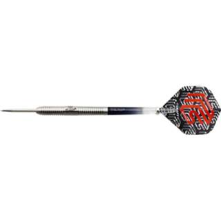 👉 Dartpijl kunststof zilverkleurig Bull's dartpijlen Mensur Suljovic 90% steeltip 4022847141391