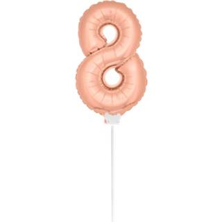 👉 Folieballon Folat 8 Jaar Junior 36 Cm Roségoud 8714572292481