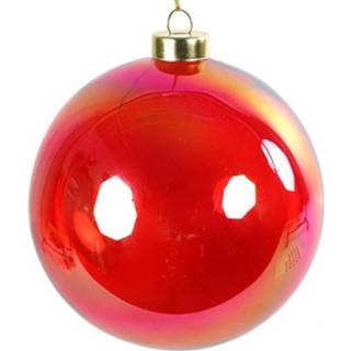 👉 Kerstbal rood glas Tom Grundel 12 Cm 8718317780615