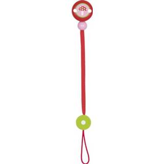 👉 Heimess Fopspeenketting Paddenstoel Junior 21 Cm Rood