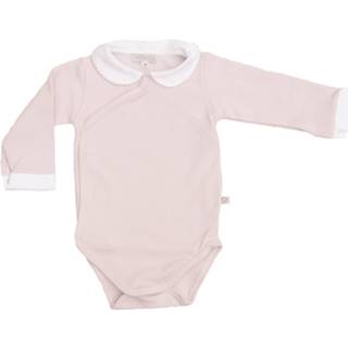 👉 Rompertje meisjes roze katoen Mats & Merthe Meisje Romper Met Kraag / Lange Mouwen Pink Prematuur 7106617419198