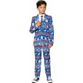 Verkleedpak blauw polyester Color-Blauw jongens Suitmeister Christmas mt 98-104 8719874030212