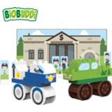 👉 One Size meerkleurig BiOBUDDi Plantaardige Blokkenset Bankgebouw - 27 delig 8716433965473
