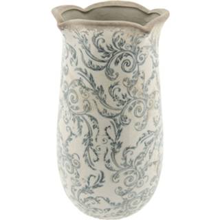 👉 Vaas GeenKleur Clayre & Eef Ø 14*28 cm 6CE0871 8717459632424