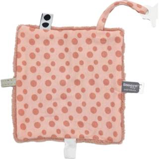 👉 Knuffeldoek rose One Size meerkleurig meisjes Snoozebaby Giftset Knuffeldoekje & Geboortekaartje Girl - Dusty 8719743849464