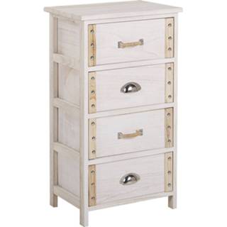 👉 Beige Beliani Lobis - Commode-beige-paulowniahout 4251682261494
